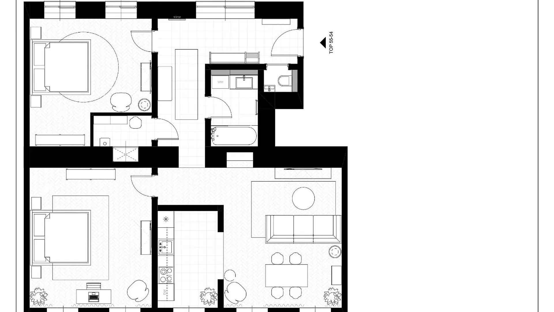 Chic 94M2 Apartment With A King-Size Bed Vienna